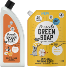 Alle Marcel's Green Soap was-, afwas- of reinigingsmiddelen
